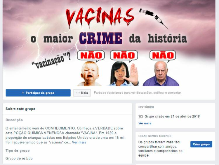 Grupos que espalham informações falsas devem ser excluídos da rede social (Foto: Reprodução)