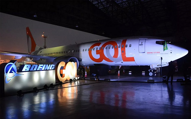 Gol suspendeu temporariamente suas operações comerciais com o modelo 737 MAX 8, da Boeing (Foto: Reprodução) Gol suspendeu temporariamente suas operações comerciais com o modelo 737 MAX 8, da Boeing (Foto: Reprodução)