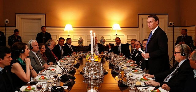 Bolsonaro está em viagem a Washington, onde se reunirá com Donald Trump (Foto: Alan Santos | PR)