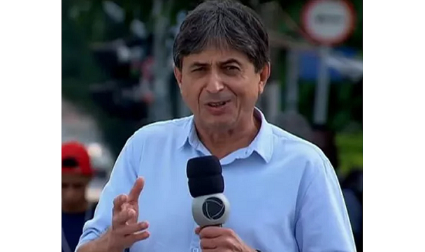 Repórter Gérson de Souza, da Rede Record (Foto: Reprodução) Repórter Gérson de Souza, da Rede Record (Foto: Reprodução)