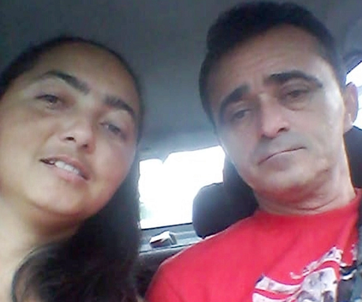José Diógenes de Andrade, de 47 anos, agrediu a marretadas a ex-esposa Luzilene de Jesus Silva, de 38 anos, e a filha Mirella Silva Andrade, de 9 (Foto: Reprodução)