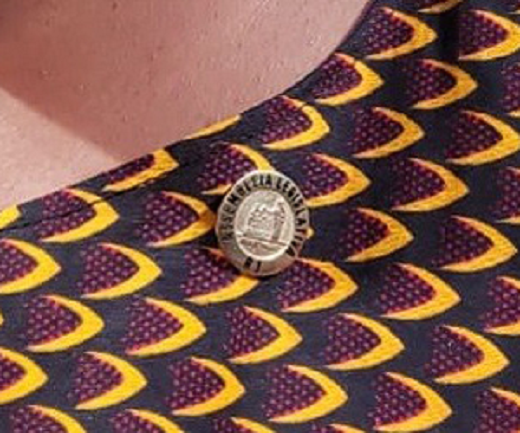 Monica usava um broche de identificação como deputada (Foto: Reprodução) Monica usava um broche de identificação como deputada (Foto: Reprodução)