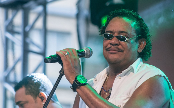 Compadre Washington durante show do 