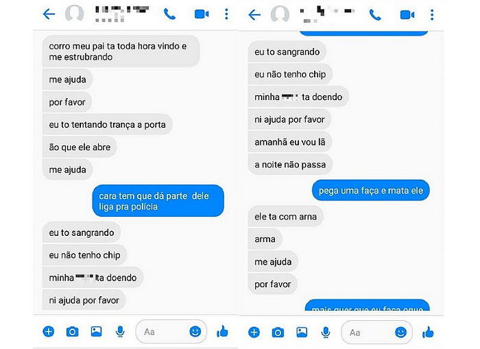 A polícia foi até a casa da vítima após o amigo fazer a denúncia (Foto: Reprodução) A polícia foi até a casa da vítima após o amigo fazer a denúncia (Foto: Reprodução)