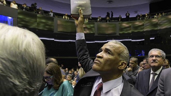 Deputado federal mais votado da Bahia em 2018, Pastor Sargento Isidório (Avante) (Foto: Pedro França | Agência Senado)
