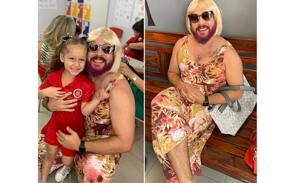 A mãe da menina, Stella Noleto, morreu há dois anos por complicações causadas pela doença Lúpus (Foto: Reprodução)