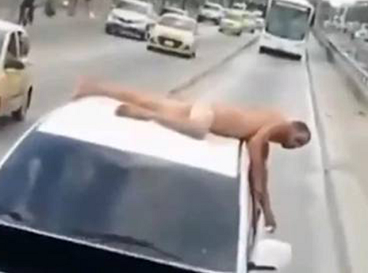 O caso provocou grande agitação nas vias públicas (Foto: Reprodução) O caso provocou grande agitação nas vias públicas (Foto: Reprodução)