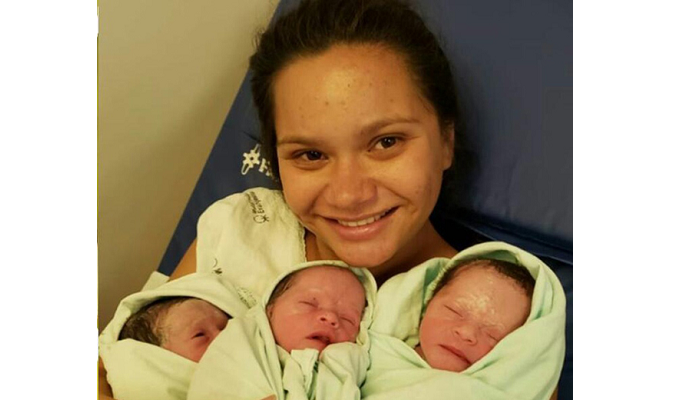 Segundo a jovem, a terceira gêmea, Eloíza, não apareceu em nenhuma das quatro vezes que passou por ultrassom (Foto: Reprodução) Segundo a jovem, a terceira gêmea, Eloíza, não apareceu em nenhuma das quatro vezes que passou por ultrassom (Foto: Reprodução)