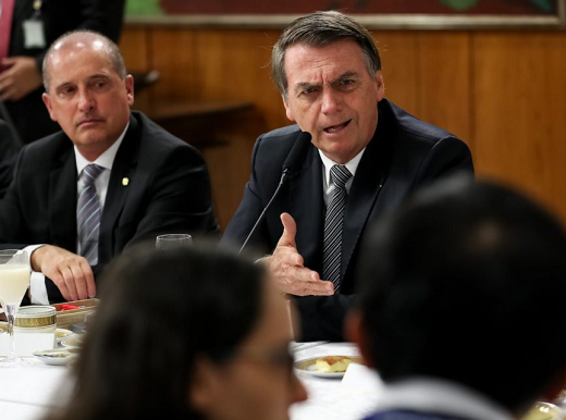Fala de Bolsonaro foi ao ministro Onyx Lorenzoni (Foto: Casa Civil) Fala de Bolsonaro foi ao ministro Onyx Lorenzoni (Foto: Casa Civil)