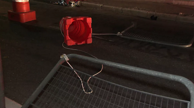 Fio de nylon na Ponte Vila Maria (Foto: Reprodução | TV Globo)