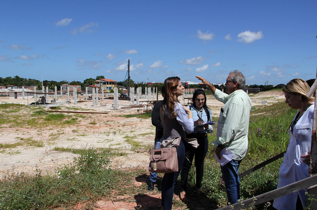 Dentre os problemas encontrados, a promotora destacou o atraso nas obras de construção do prédio próprio da maternidade, que funcionará ao lado do HGC (Foto: Reprodução | MP)