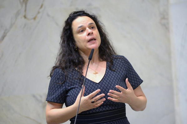 Deputada estadual da Assembleia Legislativa de São Paulo Janaína Paschoal (PSL) (Foto: Reprodução) Deputada estadual da Assembleia Legislativa de São Paulo Janaína Paschoal (PSL) (Foto: Reprodução)