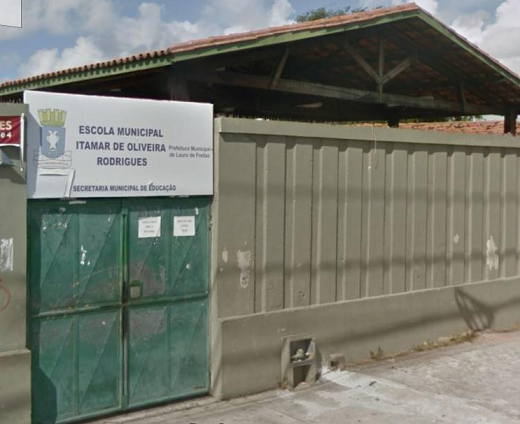 Escola Municipal Itamar de Oliveira Rodrigues, em Lauro de Freitas (Foto: Reprodução) Escola Municipal Itamar de Oliveira Rodrigues, em Lauro de Freitas (Foto: Reprodução)