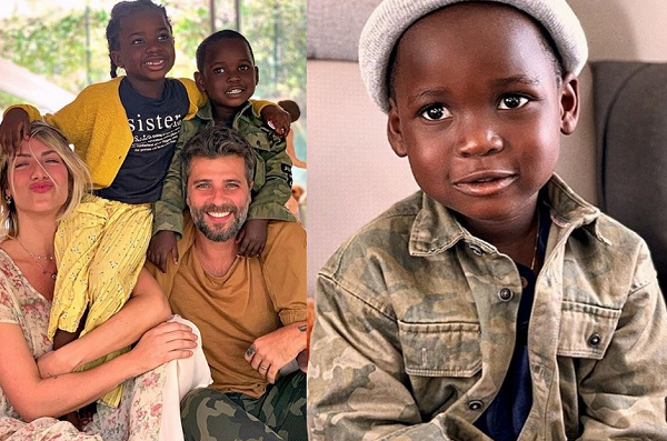 Bless tem quatro anos de idade e é natural do Malawi (Foto: Reprodução | Instagram) Giovanna Ewbank e Bruno Gagliasso chegam ao Brasil com Bless; veja fotos