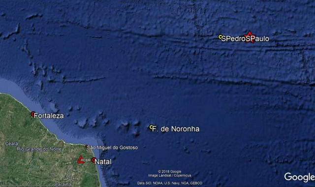Internautas se assustaram com boato de que o terremoto pudesse ocasionar um tsunami nessas regiões (Foto: Reprodução) Internautas se assustaram com boato de que o terremoto pudesse ocasionar um tsunami nessas regiões (Foto: Reprodução)