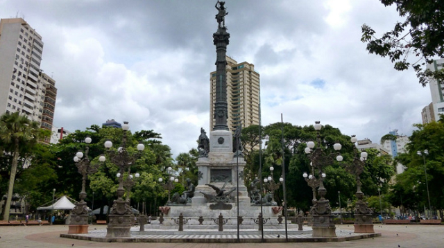 Monumento à Independência da Bahia, situado no Campo Grande (Foto: Reprodução) Monumento à Independência da Bahia, situado no Campo Grande (Foto: Reprodução)