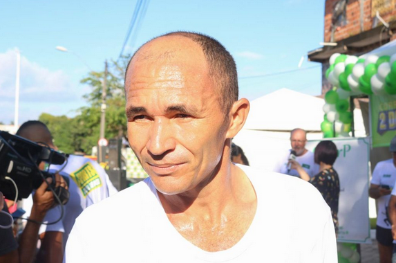 Primeiro lugar na classificação geral da categoria masculino, José Everaldo, 40 anos (Foto: Jean Matos) Primeiro lugar na classificação geral da categoria masculino, José Everaldo, 40 anos (Foto: Jean Matos)