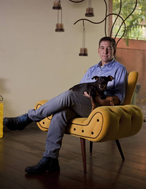 Glenn Greenwald em sua casa no Rio de Janeiro (Foto: Ariel Subirá) Glenn Greenwald em sua casa no Rio de Janeiro (Foto: Ariel Subirá)