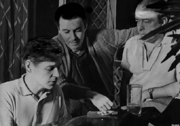 João entre os parceiros Tom Jobim e Vinícius de Moraes em 1962 (Foto: Divulgação)