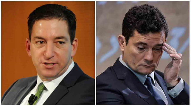 Diretor do site The Intercept Brasil, Glenn Greenwald, depois das quatro matérias em que acusa tanto o ministro Moro quanto Delangnol, em entrevista à um canal de televisão norte-americano, agora promete divulgar também áudios com as conversas (Foto: Reprodução) Diretor do site The Intercept Brasil, Glenn Greenwald, depois das quatro matérias em que acusa tanto o ministro Moro quanto Delangnol, em entrevista à um canal de televisão norte-americano, agora promete divulgar também áudios com as conversas (Foto: Reprodução)