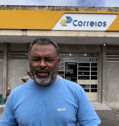 O vereador Jackson Josué (União) - Print do vídeo O vereador Jackson Josué (União) - Print do vídeo